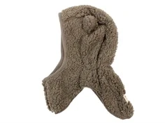 Mini A Ture elefanthue Jeffi teddyfleece morel grey